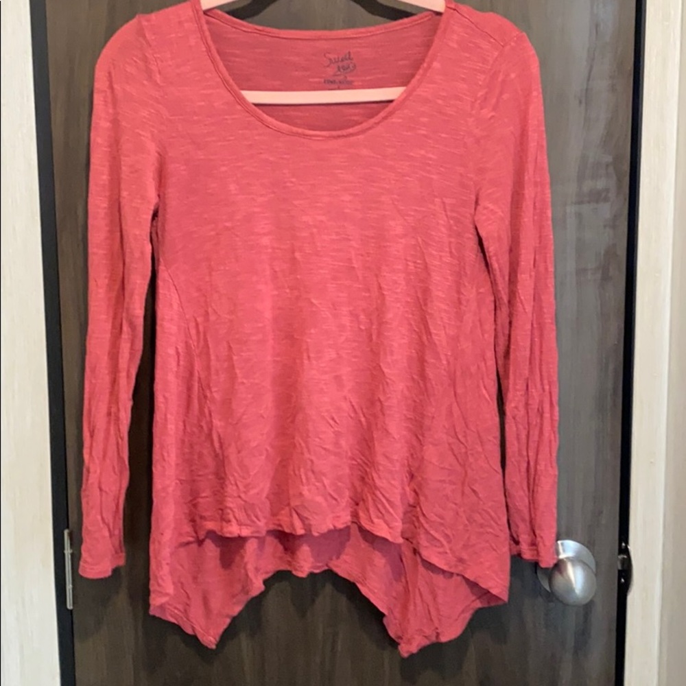 High-low Long sleeve shirt